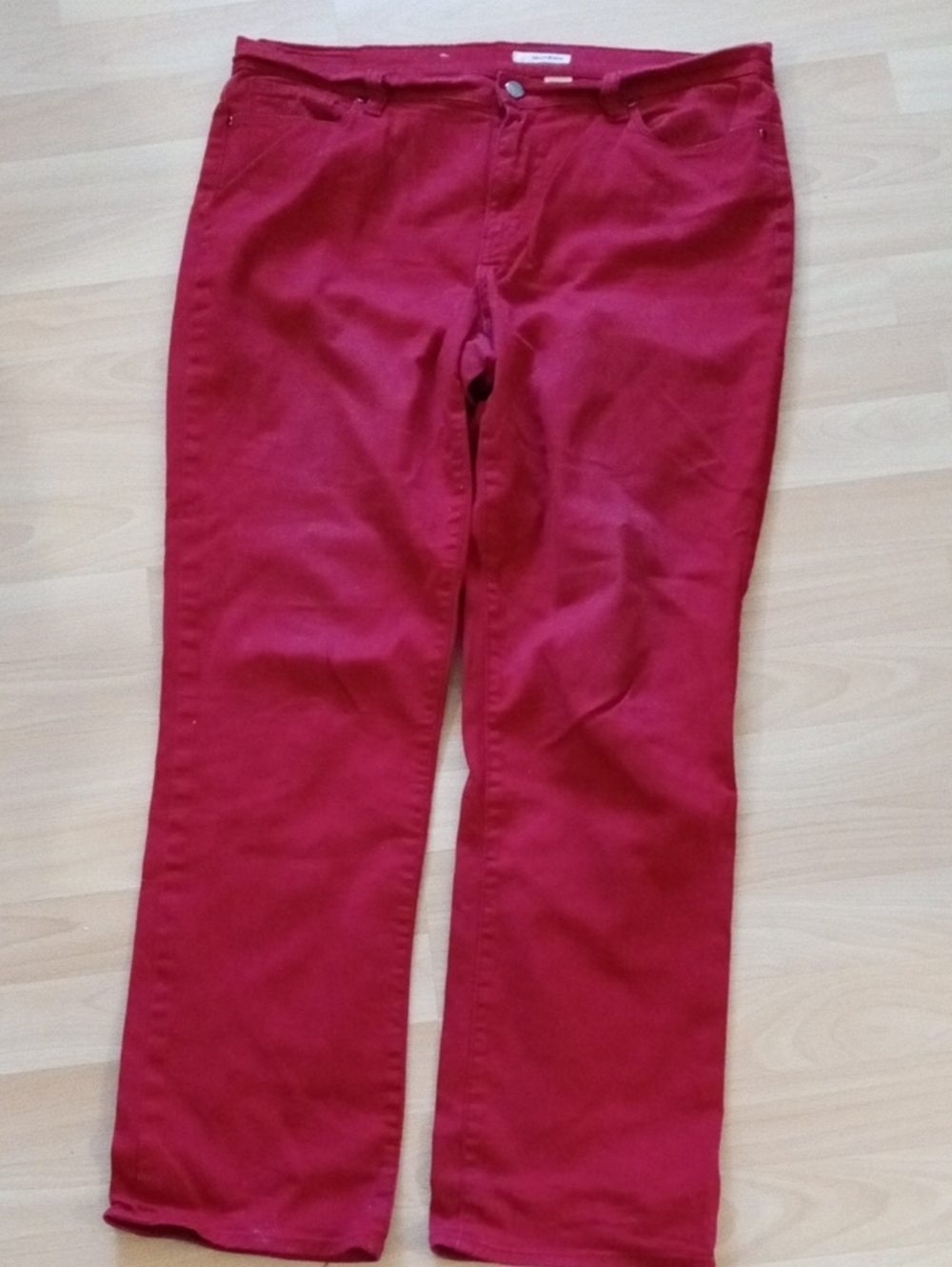 💲1⃣▶▶▶▶DKNY Women's Red Straight-Leg Pants